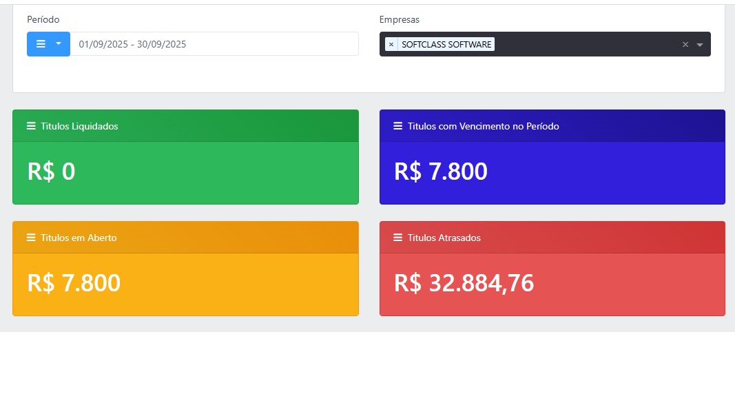 Controle Financeiro — ERPClass